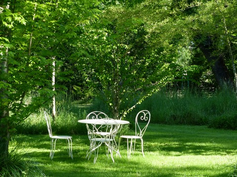 Romantique salon de jardin ancien